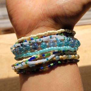 ×11 Beaded Bohemian Bracelet Set